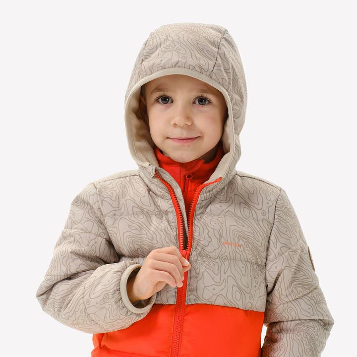 Produktbild Quechua Winterjacke Kleinkinder Gr. 92–116 Wandern - NH500 orange/beige (3, 4)