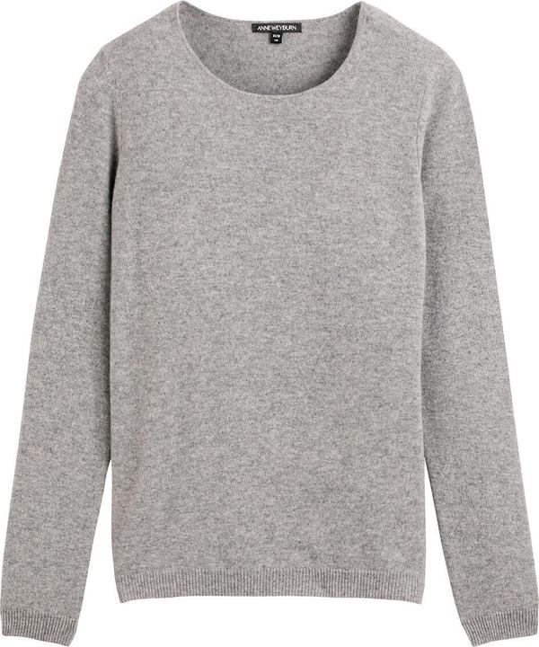 Actual product image Anne Weyburn Pure cashmere round neck jumper (44, 46)