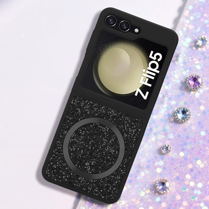 Immagine prodotto Cadorabo Custodia per Samsung Galaxy Z FLIP 5 Cover Brillantini Glitter (Samsung Galaxy Z Flip 5G)