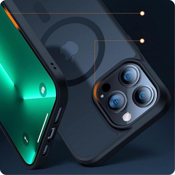 Image du produit Tech-Protect MagMat MagSafe étui pour iPhone 15 Pro Max - noir mat (Apple iPhone 15 Pro Max)