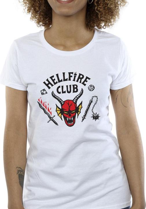 Immagine prodotto Netflix Stranger Things Hellfire Club Maglietta Donna (XL)