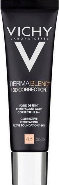 Actual product image Vichy Dermablend (3D Correction) Skin Imperfections Optically Correcting Make-up (45 Gold)