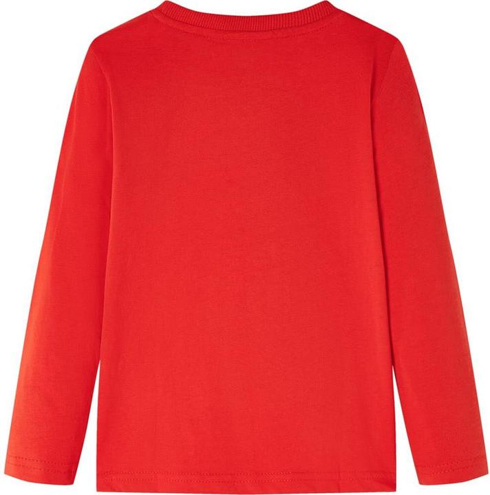 Immagine prodotto VidaXL Camicia da bambino a maniche lunghe rosso 116,Materiale: 100 % cotone,Colore (116)