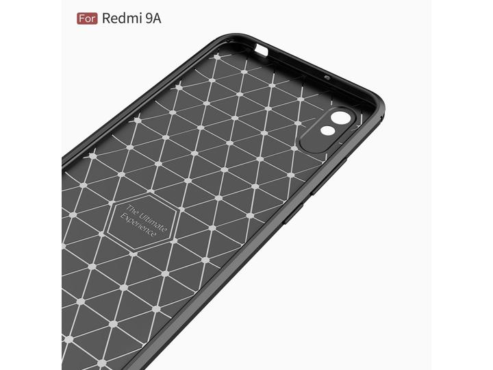 Produktbild Screenguard Xiaomi Redmi 9A Hülle Carbon Brushed Soft TPU (Xiaomi Redmi 9A)