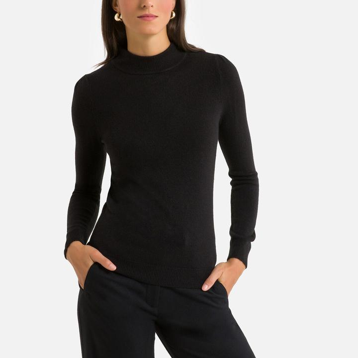 Anne Weyburn Stehkragenpullover aus weichem Strick