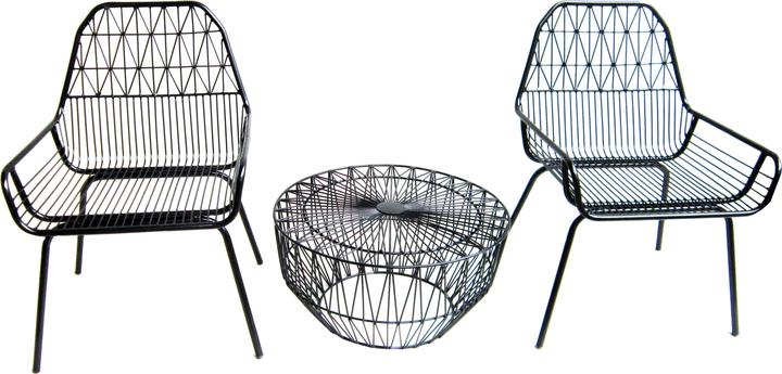 Actual product image Wire balcony set