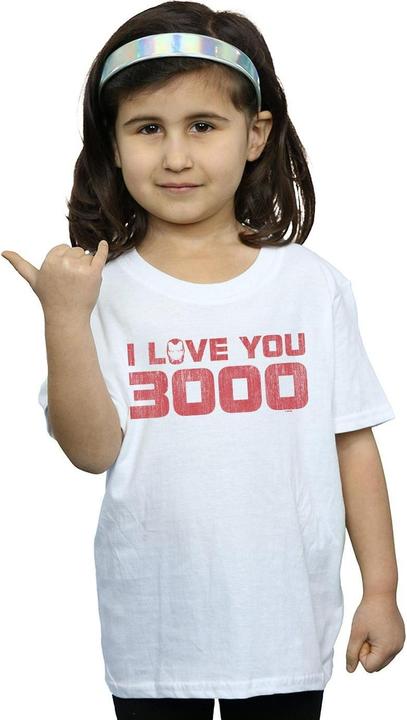 Image du produit Filles Avengers Endgame I Love You 3000 - T-shirt en coton vieilli (128)