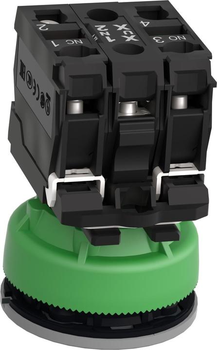 Image du produit Schneider Electric Bouton-poussoir lumineux complet Flushst or 30mm 230V IP69K