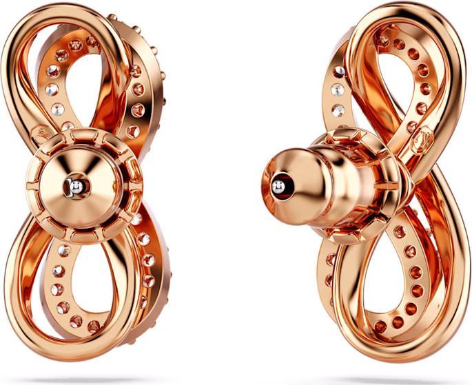 Produktbild Swarovski Hyperbola Ohrstecker Unendlichkeit Weiss Roségold (Swarovski Metall)