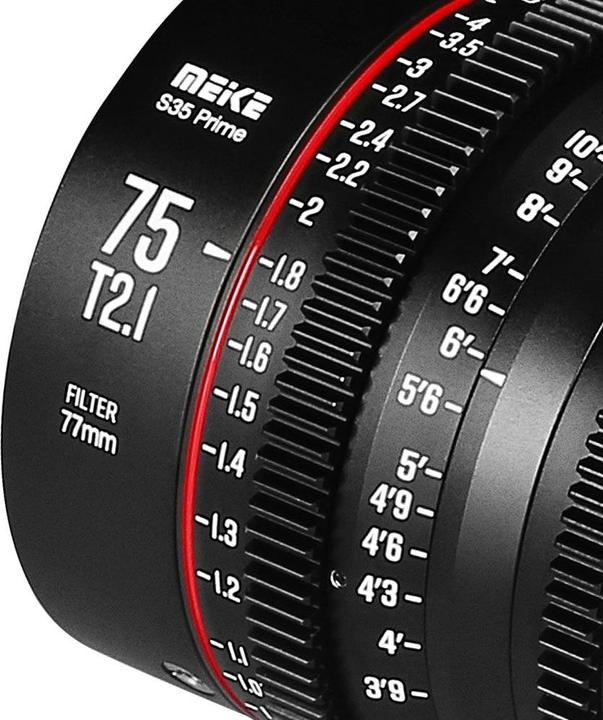 Image du produit Meike MK 75mm T2.1 Canon EF Mount S35 (Canon EF)
