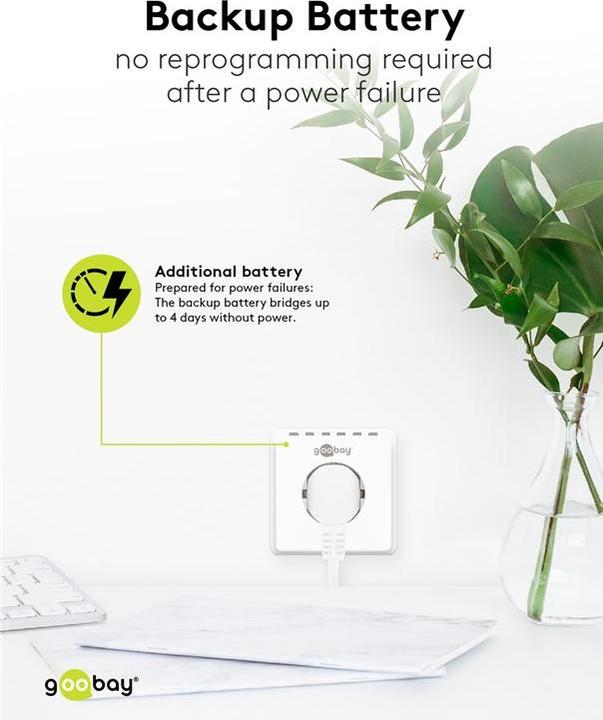 Actual product image Goobay timer