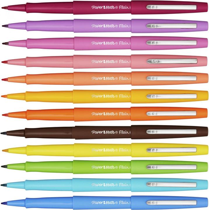 Image du produit Paper Mate Flair (Multicolore, 12 x)