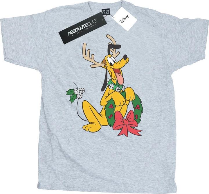 Immagine prodotto Disney Pluto Christmas Reindeer Maglietta Uomo (XXL)