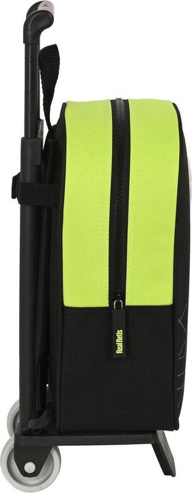 Produktbild Real Betis Balompié Schulrucksack mit Rädern Schwarz Neongrün 22 x 27 x 10 cm