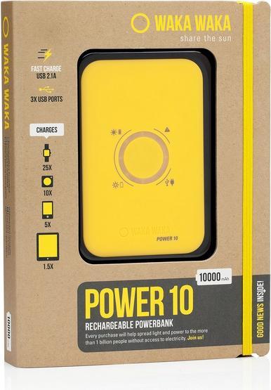 Image du produit Waka Waka Power 10 - Banque d'énergie rechargeable (10000 mAh, 37 Wh)