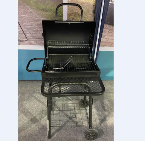 Produktbild Outsunny BBQ Grill mit Deckel und Regale (35 cm)
