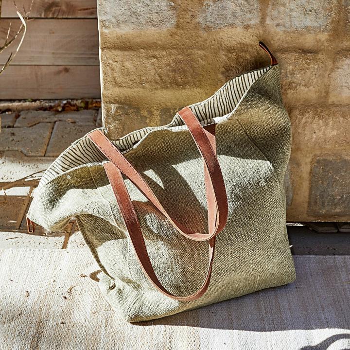 Actual product image Loberon Bag Soleil green/brown