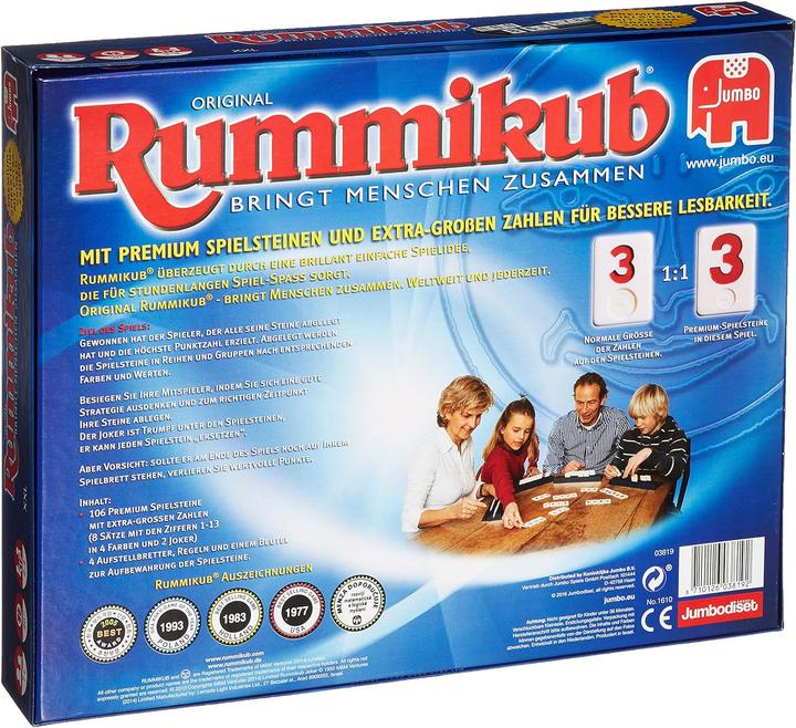 Produktbild Jumbo Original Rummikub XXL (Deutsch, Englisch)