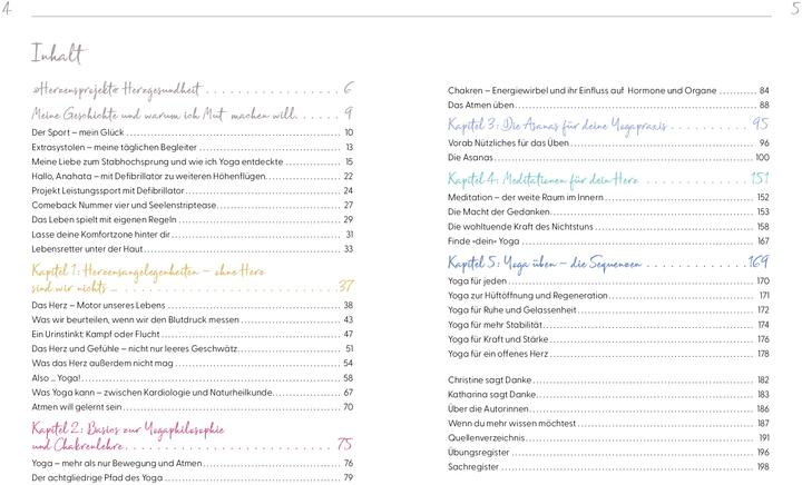 Actual product image Yoga für ein starkes Herz (German, Christine Bielecki, 2021)