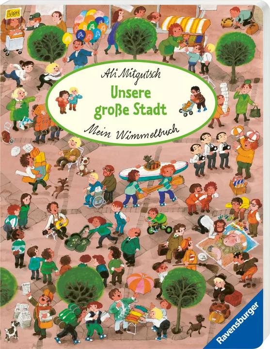 Immagine prodotto Ravensburger Mein Wimmelbuch: Unsere grosse Stadt (Tedesco, Ali Mitgutsch, 2023)