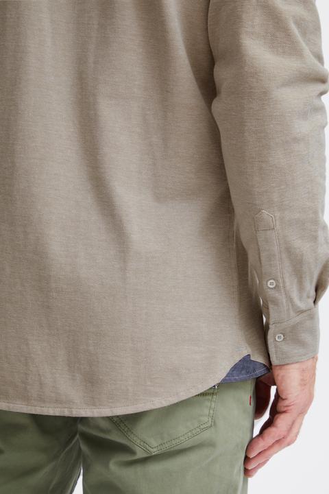 Actual product image FQ1924 FQSteven piqué knitted LS shirt 21900613 (S)