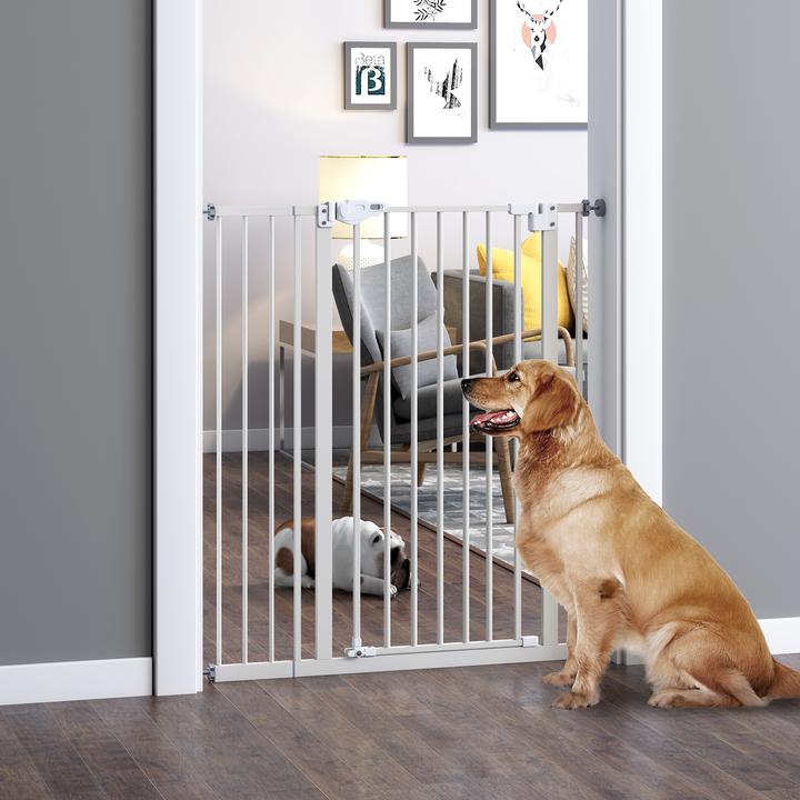 Actual product image PawHut Door guard with double lock (74 cm)