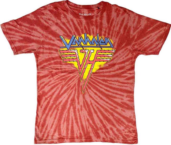 Produktbild Van Halen Unisex Jagged Logo Wash T-Shirt Red S (S)