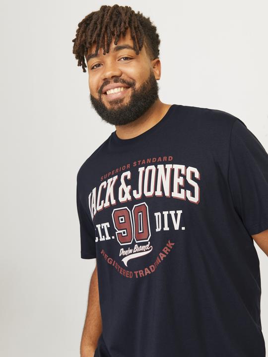 Immagine prodotto Jack & Jones Jjelogo Tee Ss O-Neck 2 Col Aw24 S Pls (7XL)