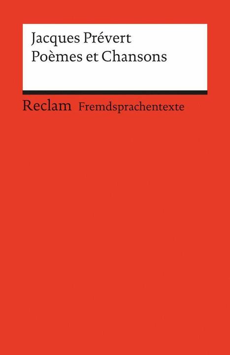 Immagine prodotto Poèmes et Chansons (Francese, Jacques Prévert, M Beutter, H D Schwarzmann, 1986)