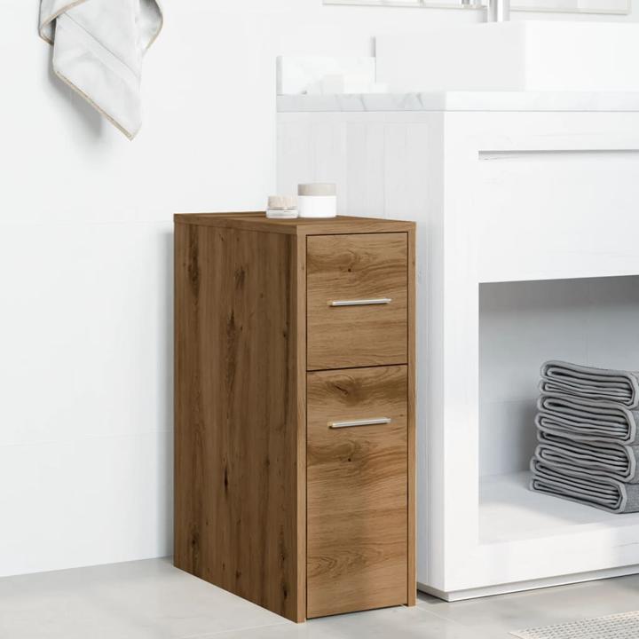 Produktbild VidaXL Badschrank Schmal mit Rollen
