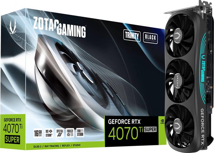 Produktbild Zotac GeForce RTX 4070 Ti SUPER Trinity Black (16 GB)