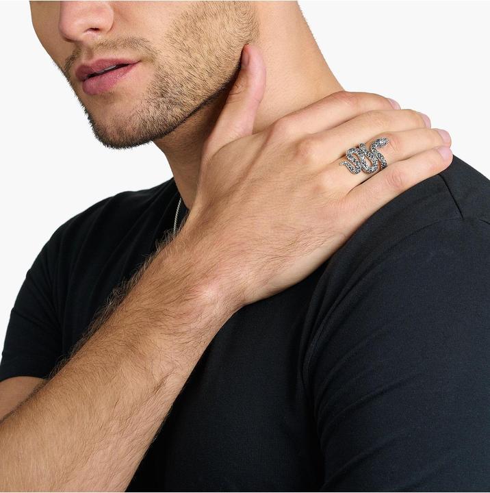 Produktbild Thomas Sabo Ring geschwärzt Schlange (58, 925 Silber)