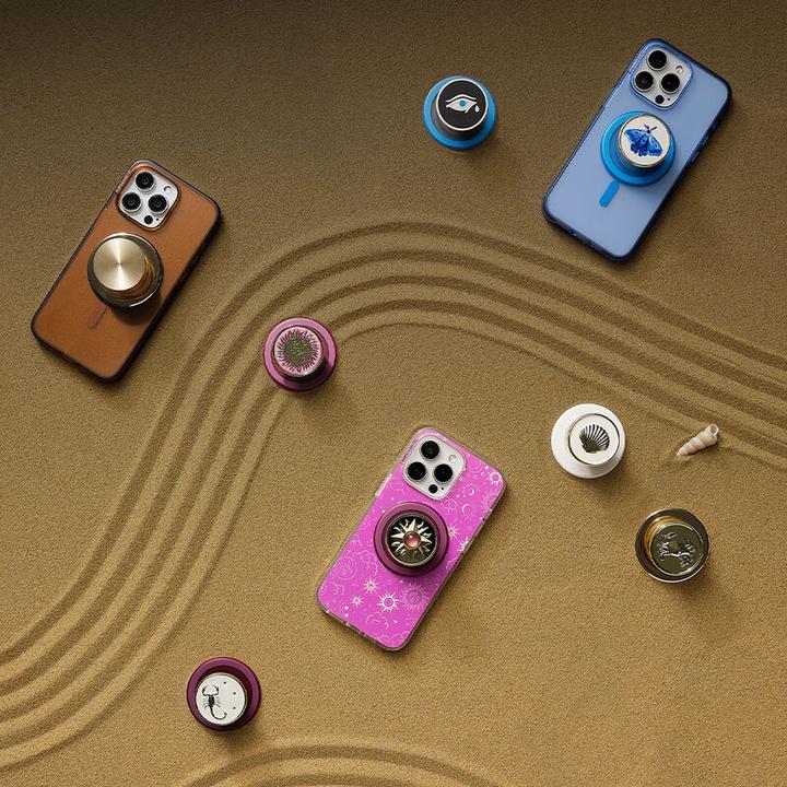 Immagine prodotto PopSockets Maniglia telefonica rotonda compatibile con MagSafe, anello di adattamento incluso nella consegna