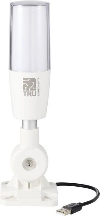 Produktbild Tru Components Signalsäule mit Sirene TC-ONN-M4T-USB LED Rot, Gelb, Grün, Blau, Weiss, Magenta, Cy