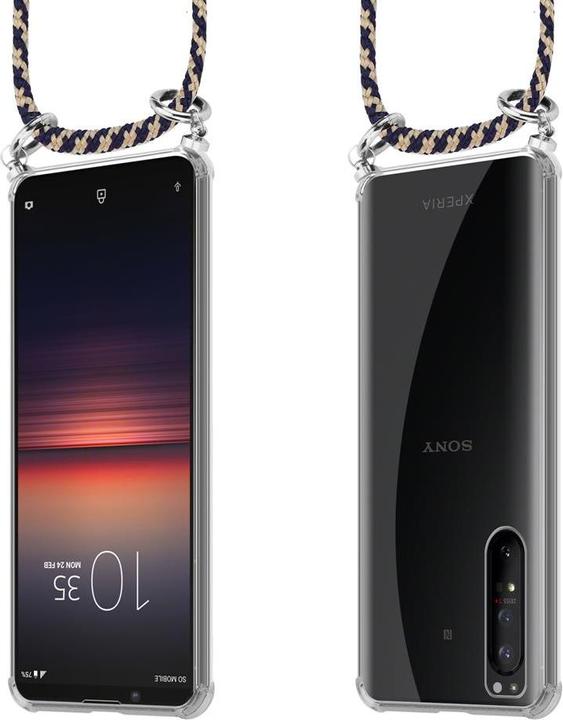 Produktbild Cadorabo TPU Handy Kette SILBER Cover