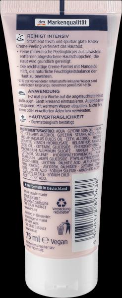 Actual product image dm Balea Peeling cream (Exfoliation, 75 ml)