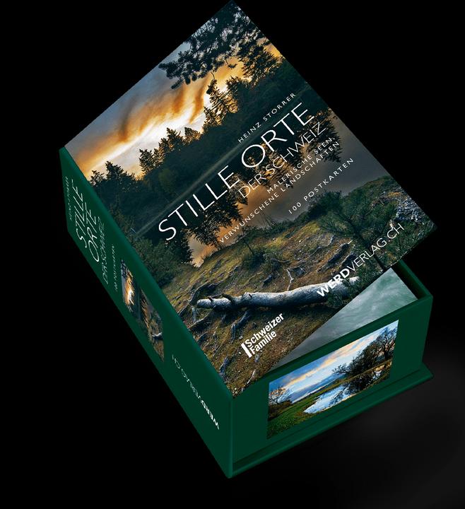 Produktbild Postkartenbox Stille Orte der Schweiz (100 Stk.)