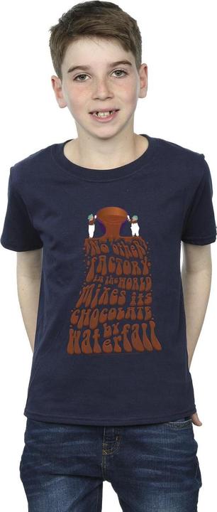 Immagine prodotto Willy Wonka & the Chocolate Factory Chocolate Waterfall Maglietta Ragazzi (152, 158)