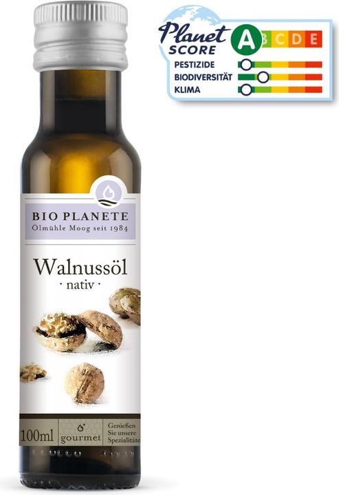 Actual product image Bio Planète Italian walnut oil, cold pressed organic -100 ml - Bioplanete (100 ml)