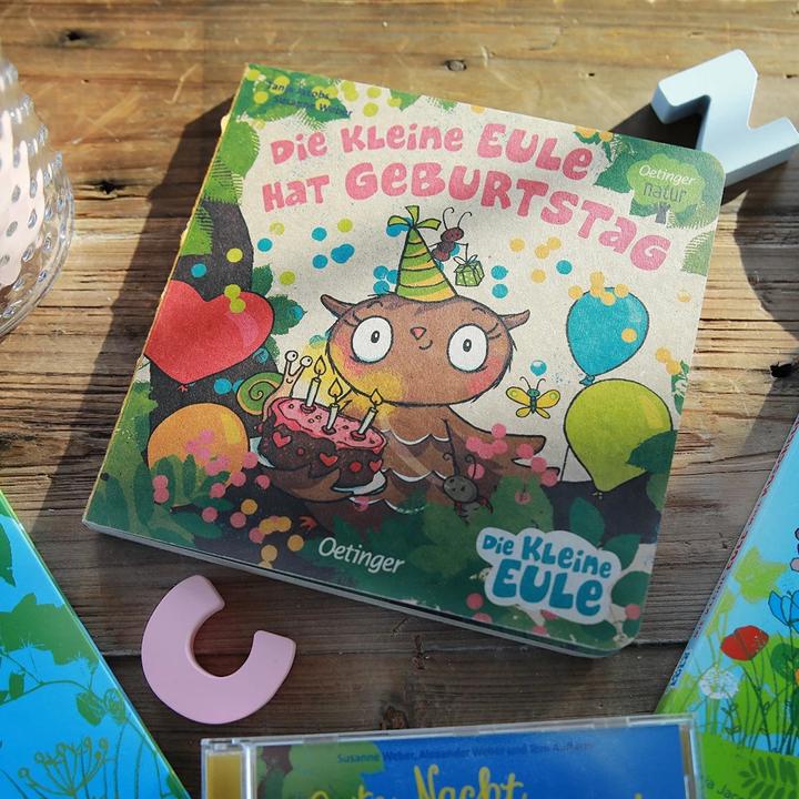 Actual product image Die kleine Eule hat Geburtstag (German, Susanne weber, Tanja Jacobs, 2023)