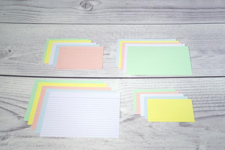 Immagine prodotto Exacompta Schede foderate di verde, 100 (A5, 205 g/m², 100 x)