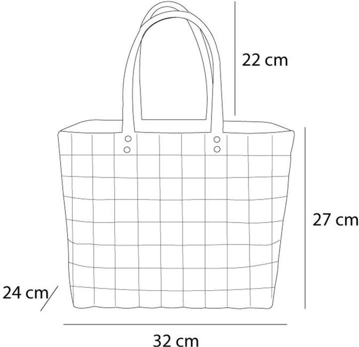 Actual product image Normani Einkaufskorb Einkaufstasche aus Kunststoff - 957