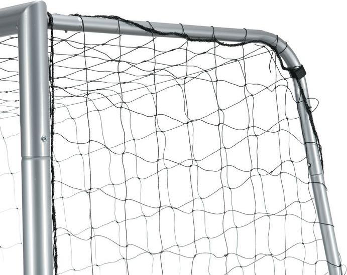Produktbild Swisshandel24 Fussballtor mit PE-Netzgewebe, Fussball-Tor für Kinder und Erwachsene, Stahl, Grau