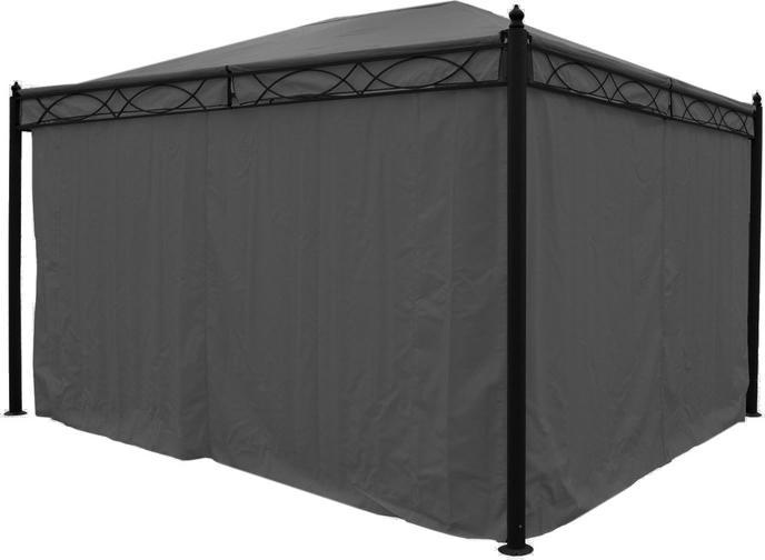 Immagine prodotto Swisshandel24 Set di 4 pareti laterali per pergola Cadiz, parete laterale di ricambio per padiglione 4x3m (289 cm, 380 cm)