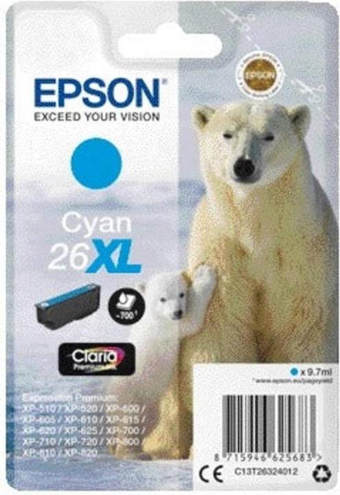 Actual product image Epson 26XL Claria Premium (C)