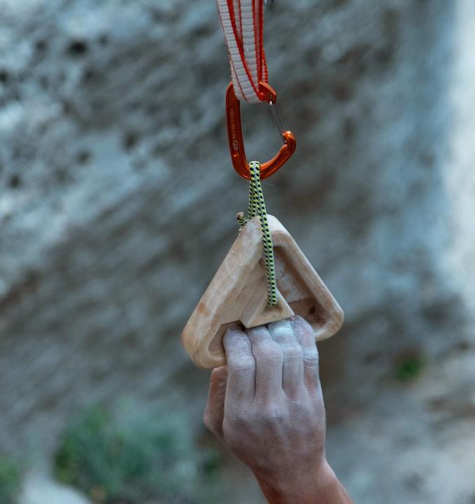 Actual product image Y & Y Triangle training handles (Wood / brown)