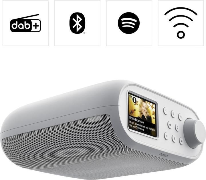 Image du produit Hama DIR400 (DAB+ DAB, FM, DAB, WiFi, Bluetooth)