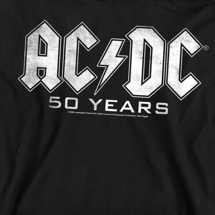 Actual product image AC/DC Unisex Adult 50 Years Logo Sweatshirt (L)