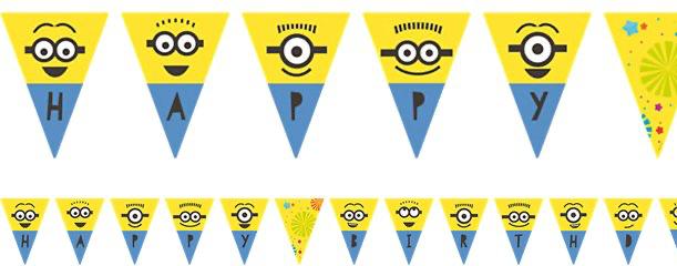 Immagine prodotto Amscan Ghirlanda di compleanno dei Minions