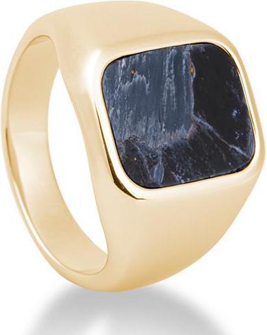 Produktbild Breuning Ring - E. Pietersit Blau (59, 750/18 K Gold)